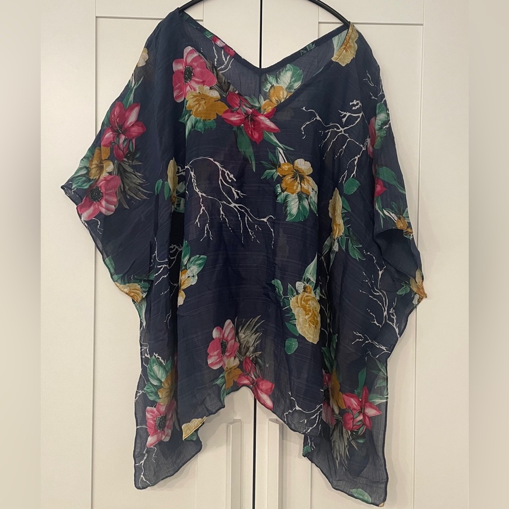Women Swimsuit Cover-Ups Floral Patterns One size